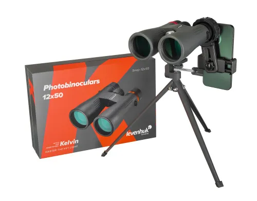 immagine fotobinocolo Levenhuk Kelvin Snap 12x50,  2