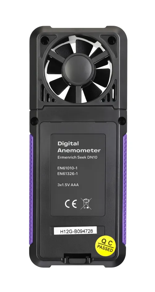 foto anemometro digitale Ermenrich Seek DN10,  5