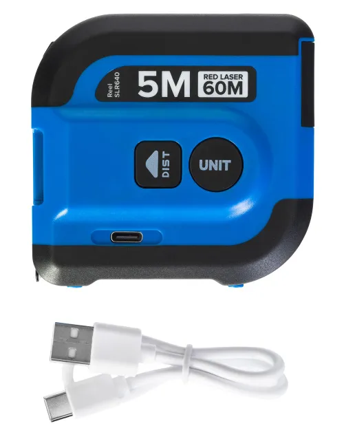 immagine misuratore laser con flessometro Ermenrich Reel SLR640,  6
