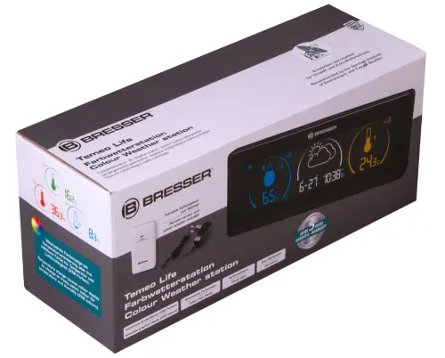fotografia stazione meteo a colori Bresser Temeo Life, nero,  9