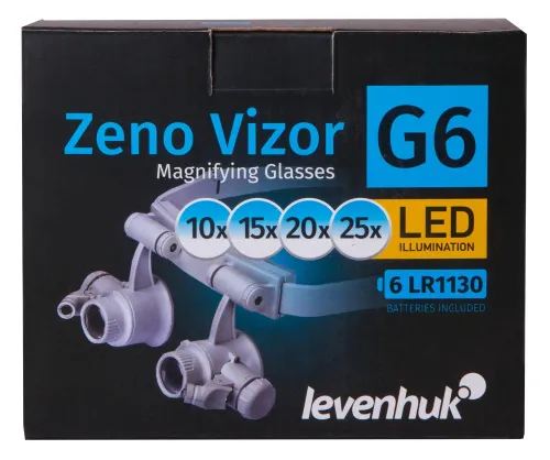 foto occhiali d’ingrandimento Levenhuk Zeno Vizor G6,  12