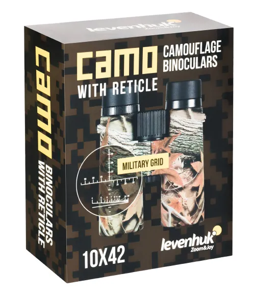 fotografia binocolo con reticolo Levenhuk Camo 10x42,  14