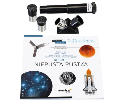 foto telescopio Levenhuk Discovery Spark Travel 50 con libro,  5