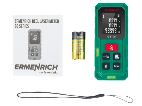 fotografia misuratore laser Ermenrich Reel PLUS GS100,  2
