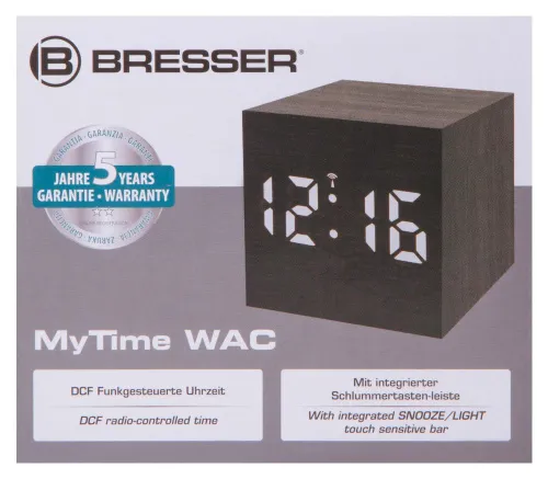 immagine sveglia Radiocontrollata Bresser MyTime WAC, nero,  11