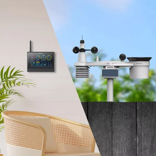 fotografia stazione meteo Bresser 9-in-1 MeteoChamp HD con Wi-Fi,  2