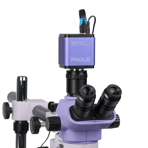 figura microscopio stereoscopico digitale MAGUS Stereo D8TR LCD per riparazione elettronica,  2