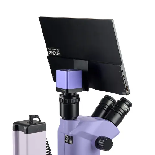 foto microscopio stereoscopico digitale MAGUS Stereo D7T LCD BASE,  10