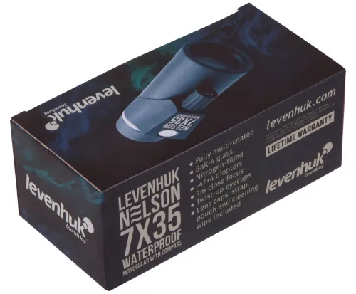 fotografia monoculare Levenhuk Nelson 7x35 con reticolo e bussola,  9