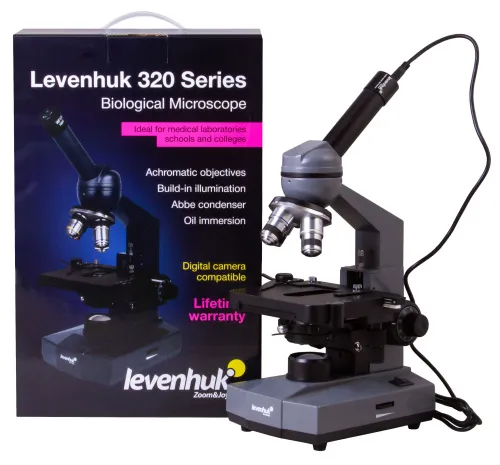 figura microscopio monoculare digitale Levenhuk D320L BASE 3M,  19