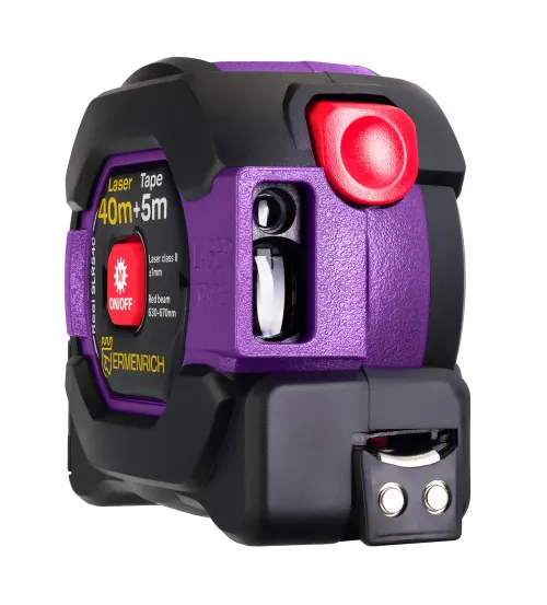 foto misuratore laser con flessometro Ermenrich Reel SLR540,  6