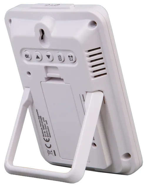 figura orologio termoigrometro Bresser MyClimate, bianco,  7