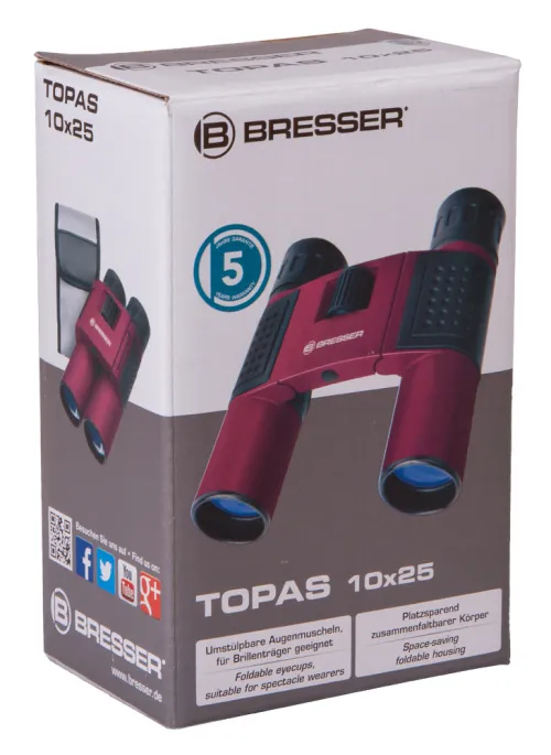 figura binocolo Bresser Topas 10x25,  8