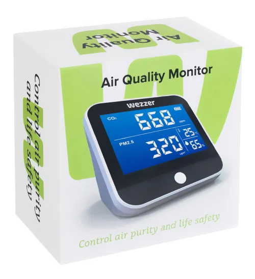 immagine monitor della qualità dell’aria Levenhuk Wezzer Air PRO DM30,  7
