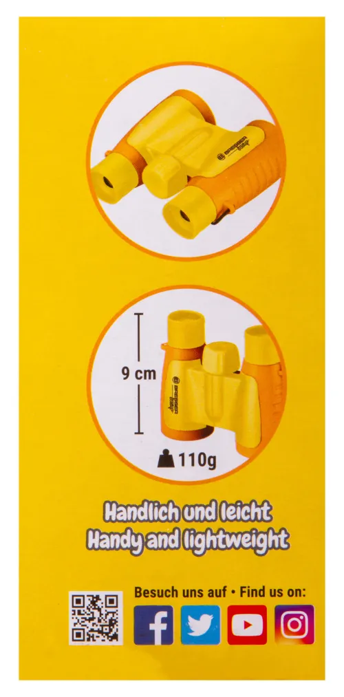 figura binocolo per bambini Bresser Junior 3x30,  3