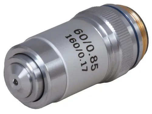 figura obiettivo acromatico Levenhuk MED 60x,  2