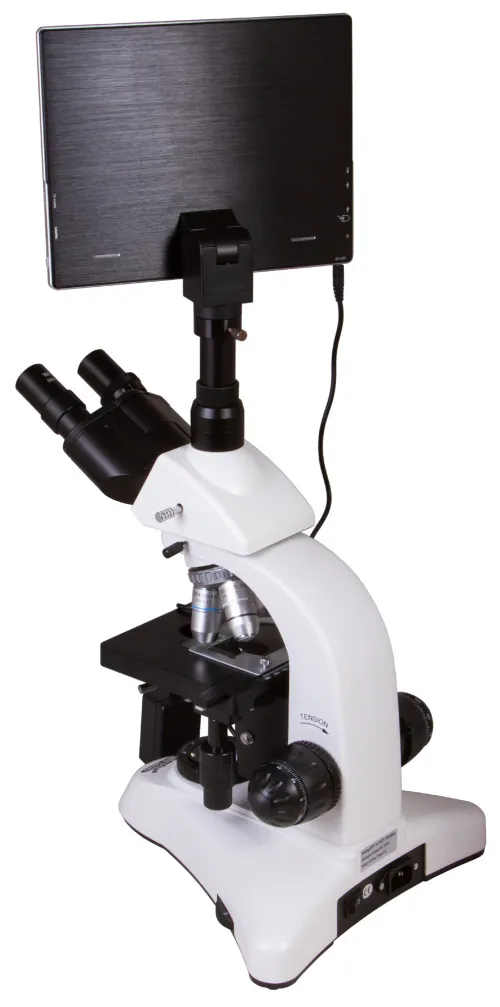 figura microscopio trinoculare digitale Levenhuk MED D20T LCD,  7