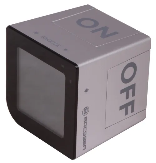 fotografia sveglia Radiocontrollata Bresser FlipMe, argento,  4