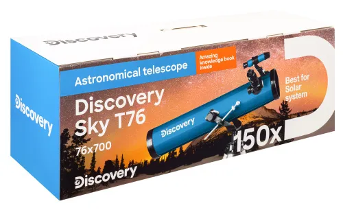 foto telescopio Levenhuk Discovery Sky T76 con libro,  15
