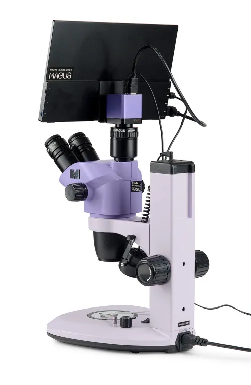 foto microscopio stereoscopico digitale MAGUS Stereo D7T LCD BASE,  6