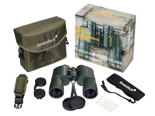 fotografia binocolo Levenhuk New Sherman PRO 12x50,  4