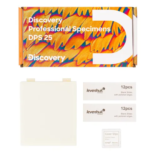 foto set di micropreparati Levenhuk Discovery Prof DPS 25. “Biologia, uccelli, ecc.”,  4