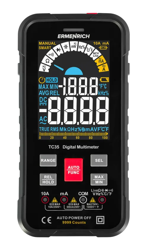 figura multimetro digitale Ermenrich Zing TC35,  4