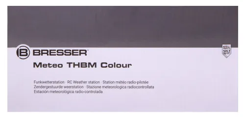 fotografia stazione meteorologica Bresser con display a colori, nera,  14