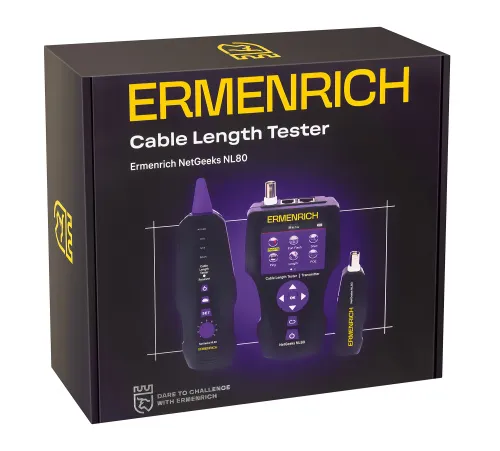 figura misuratore di lunghezza dei cavi di rete Ermenrich NetGeeks NL80,  10
