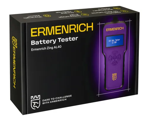 figura tester per batterie Ermenrich Zing AL40,  6