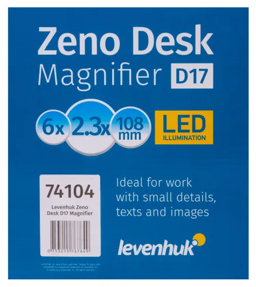 figura lente d’ingrandimento Levenhuk Zeno Desk D17,  13