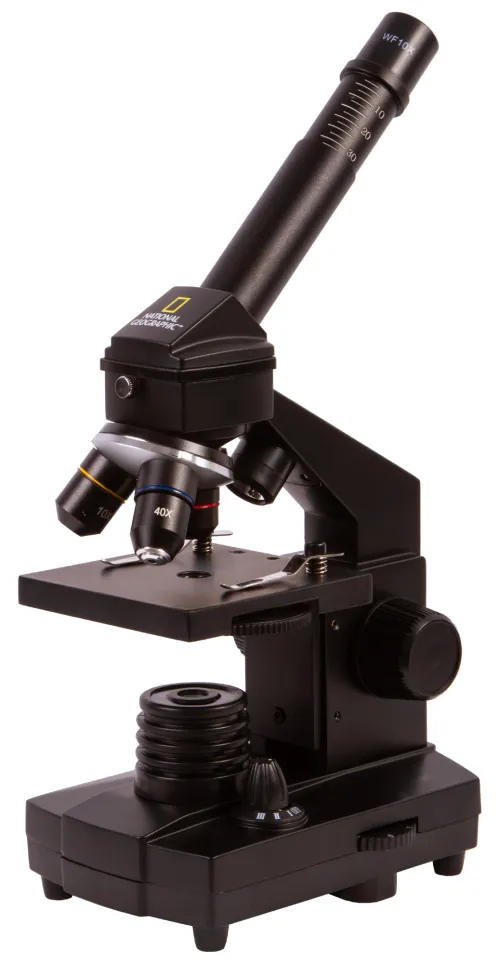 figura microscopio Bresser National Geographic 40–1280x con supporto per smartphone,  4