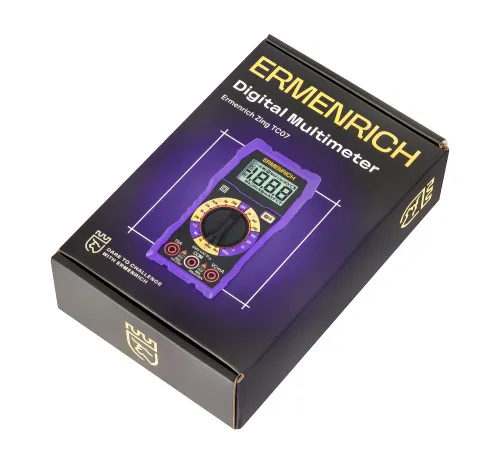 figura multimetro digitale Ermenrich Zing TC07,  6