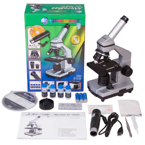 immagine microscopio Bresser Junior 40–1024x con camera oculare,  11