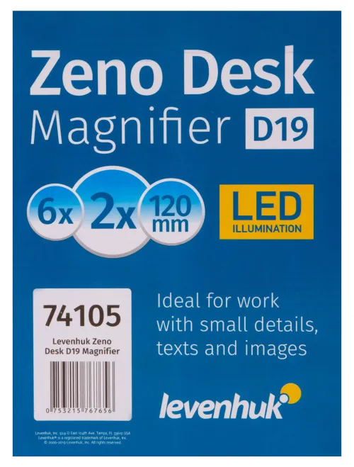 fotografia lente d’ingrandimento Levenhuk Zeno Desk D19,  13
