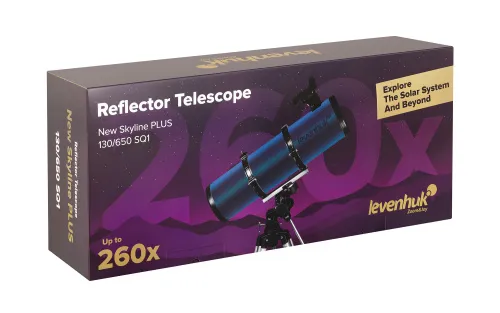 fotografia telescopio Levenhuk New Skyline PLUS 130/650 SQ1,  13