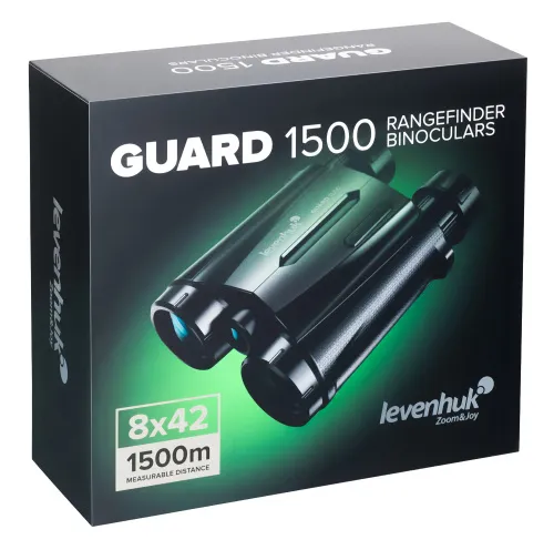 figura binocolo con telemetro Levenhuk Guard 1500,  12