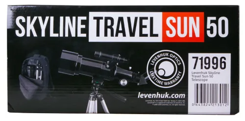 fotografia telescopio Levenhuk Skyline Travel Sun 50,  18