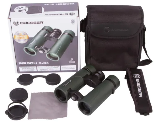 figura binocolo Bresser Pirsch 8x34,  2