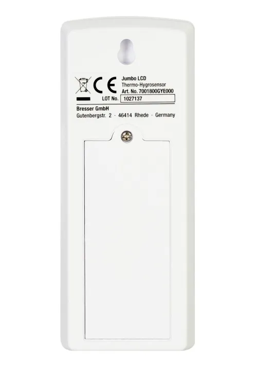 fotografia orologio da parete Bresser MyTime Jumbo LCD,  10