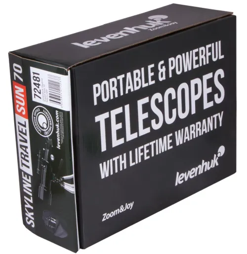 foto telescopio Levenhuk Skyline Travel Sun 70,  18