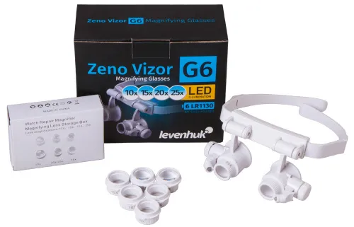 foto occhiali d’ingrandimento Levenhuk Zeno Vizor G6,  2