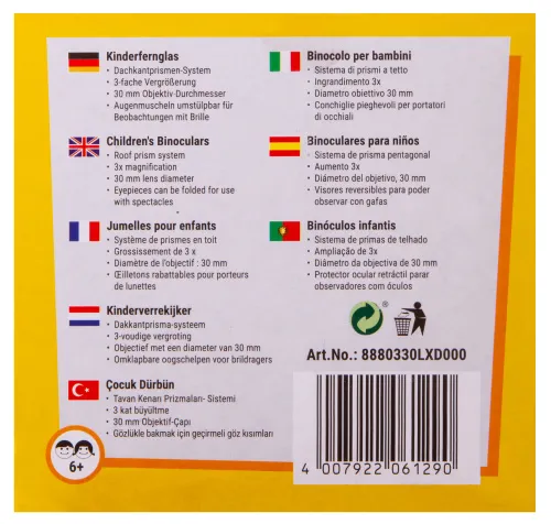 figura binocolo per bambini Bresser Junior 3x30,  5