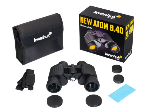 foto binocolo Levenhuk New Atom 8x40,  4