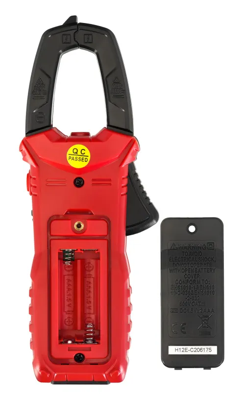 figura pinza amperometrica digitale Ermenrich Ping MK40,  8