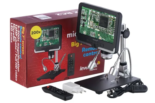 fotografia microscopio con telecomando Levenhuk DTX RC2,  2