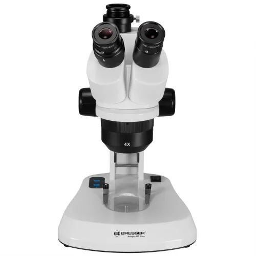 foto microscopio stereo trinoculare Bresser Analyth STR Trino 10x - 40x,  4