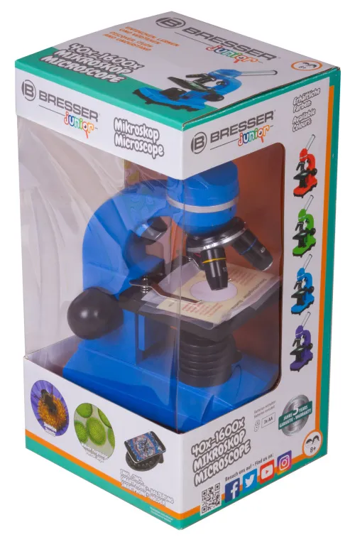 foto microscopio Bresser Junior Biolux SEL 40–1600x,  11