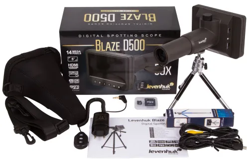 figura cannocchiale terrestre digitale Levenhuk Blaze D500,  2