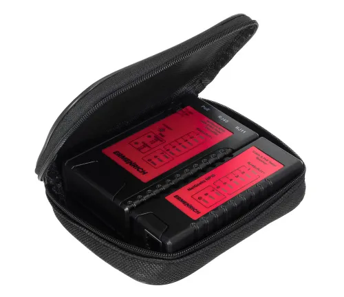 fotografia tester per cavi di rete e PoE Ermenrich NetGeeks NP10,  2